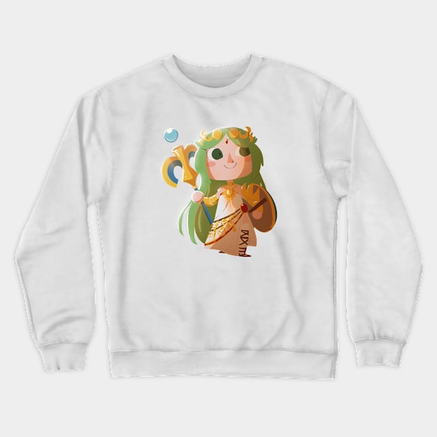 ACNH palutena Crewneck Sweatshirt by toothy.crow